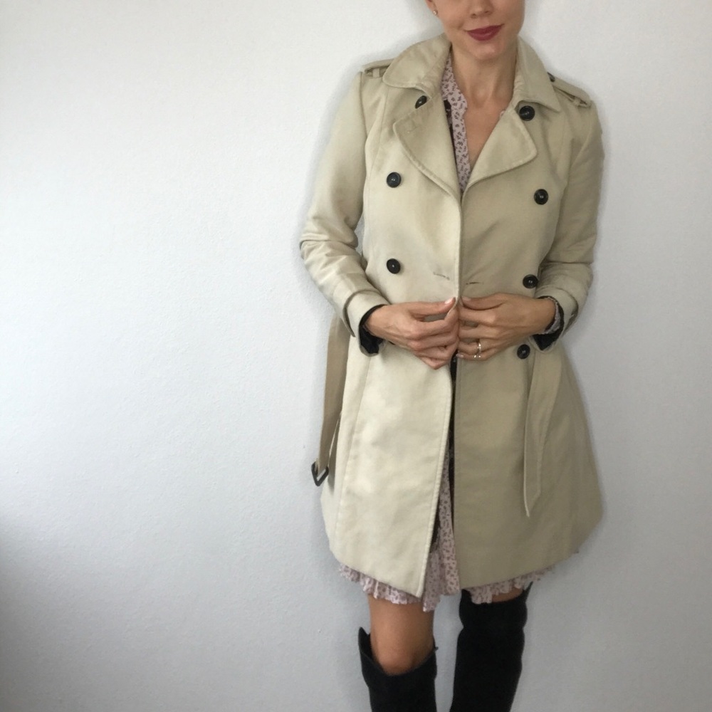 Japanese Zara Trench - Classic Tan